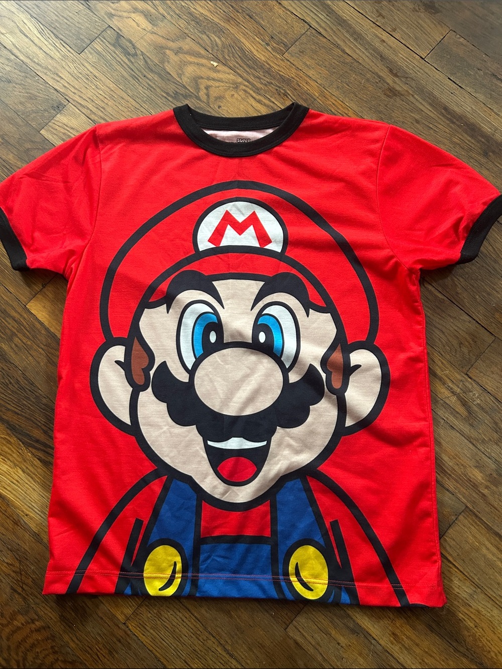 Nintendo Red Tee with Black Trim